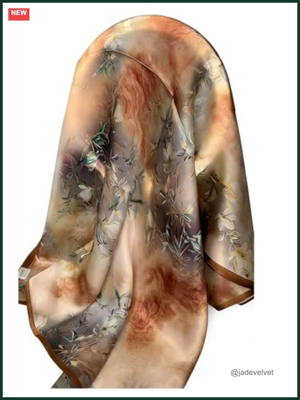100% Mulberry Silk Oversized Shawl Wrap Women's Accessory